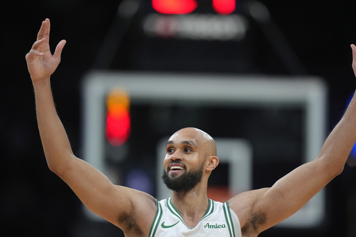 Celtics continue winning streak without key players Jaylen Brown and Derrick White in rematch with Cavaliers