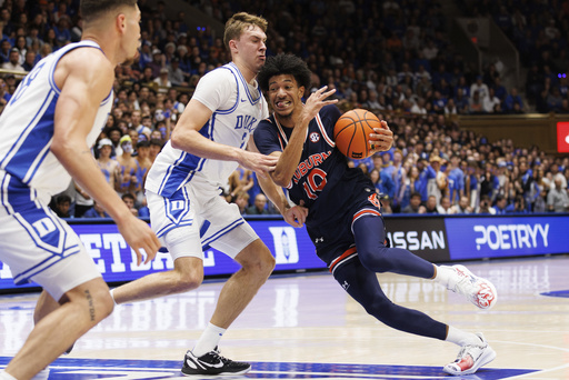 Flagg shines as No. 9 Duke edges past Broome and No. 2 Auburn for an 84-78 victory.