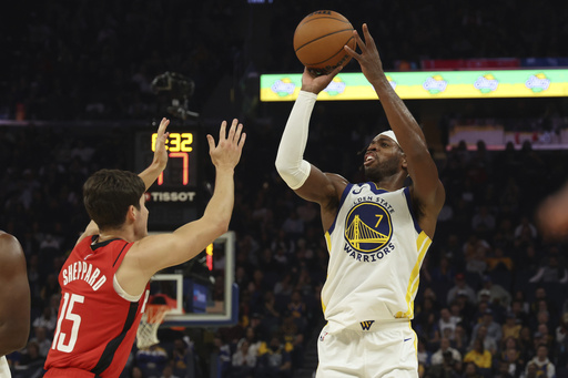 Jonathan Kuminga sets personal best with 33 points as Warriors defeat Rockets 99-93, ending 5-game losing streak.