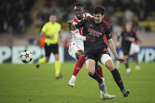 Balogun, US and Monaco forward, may miss Champions League game versus previous team Arsenal.