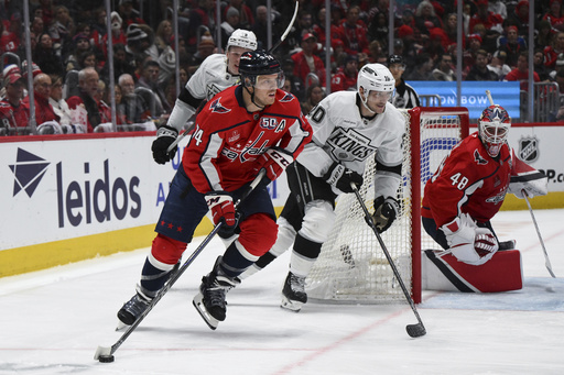 Protas and Dubois lead the Capitals to a 3-1 victory over the Kings