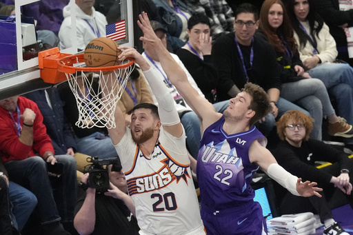 Suns triumph over Jazz, 134-126, with standout performances from Devin Booker and Kevin Durant