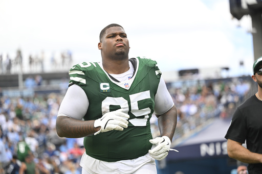 Jets’ Quinnen Williams uncertain for matchup against Rams, awaits game-time call