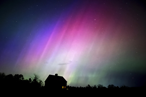 Auroras may be seen in the northern regions of the US this New Year’s Eve