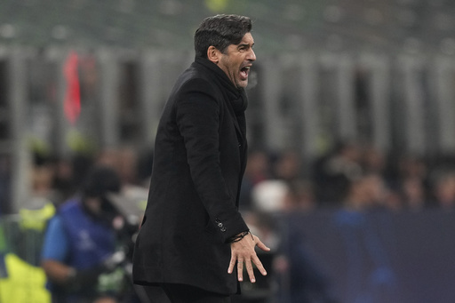 Sérgio Conceição appointed as AC Milan’s coach following the dismissal of compatriot Paulo Fonseca.