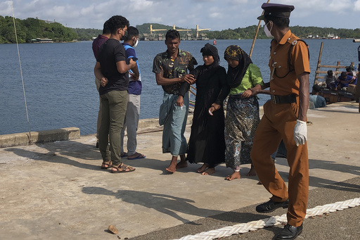 Sri Lankan navy saves 102 Rohingya migrants discovered adrift on a fishing boat