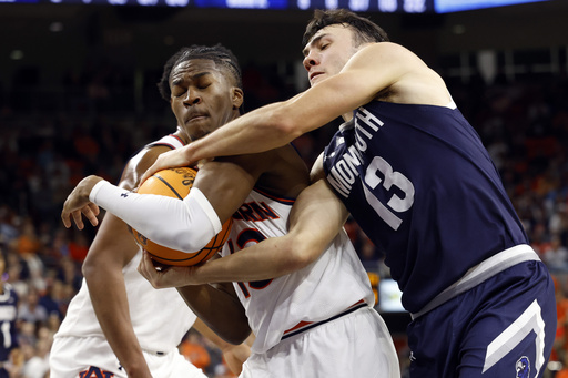 Auburn Dominates Monmouth 87-58, Extending Non-Conference Home Victory Streak