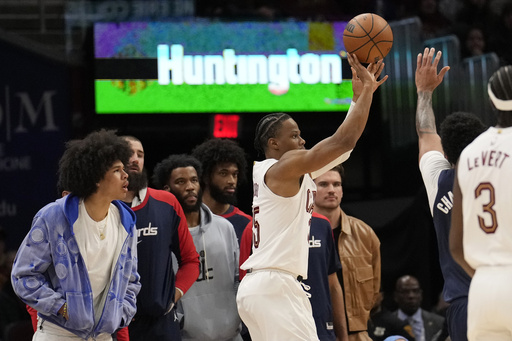 Cavaliers forward Isaac Okoro to be sidelined for a minimum of two weeks due to right shoulder sprain, leading the Eastern Conference.