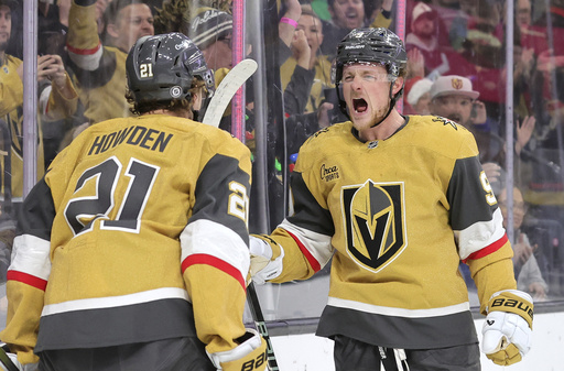 Golden Knights claim third consecutive win with 6-2 triumph against Kraken