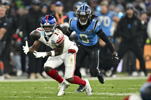 Giants rookie wide receiver Malik Nabers suffers from a hip flexor injury, raising doubts about his availability for the Saints game.