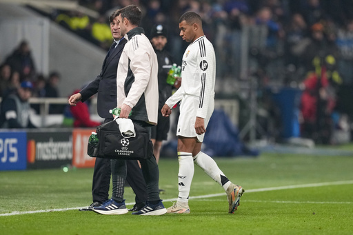 Mbappé nets 50th Champions League goal before leaving as Real Madrid triumphs over Atalanta