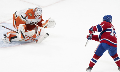 Patrik Laine and Kirby Dach lead Canadiens to a 3-2 shootout victory against the Ducks.