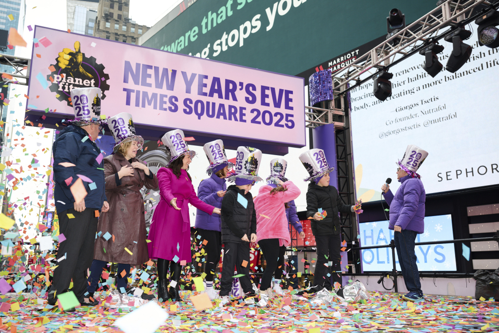 New Year's Eve New York-in heavy rain