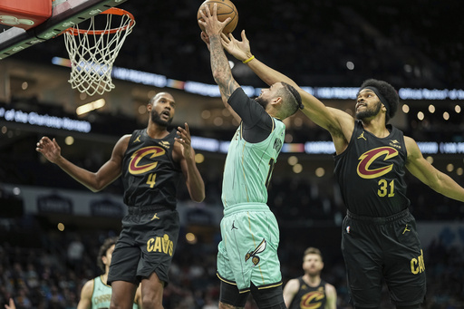 Mobley achieves personal best with 41 points as Cavaliers defeat Hornets 116-102