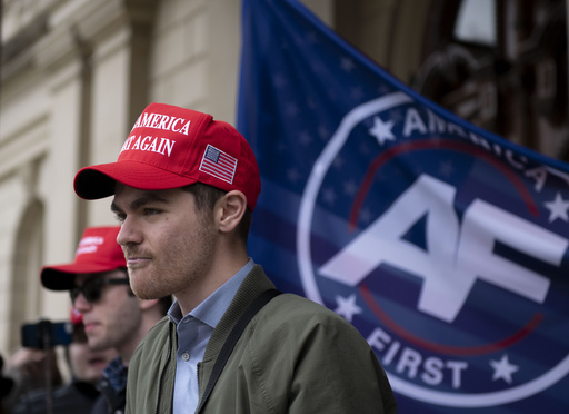 Nick Fuentes, far-right figure, alleged to have sprayed a woman with pepper spray at his home.