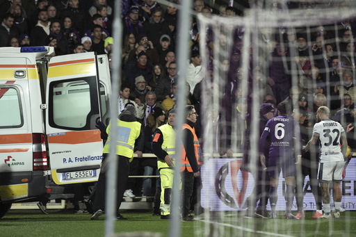 Fiorentina’s Edoardo Bove reports he’s in good spirits as he recuperates from a collapse during a match.