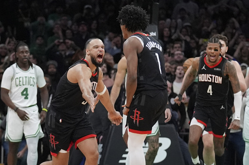 Rising Rockets triumph over Celtics following two victories against Cavaliers