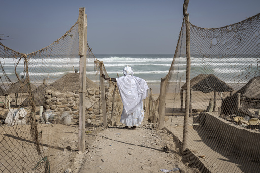 Thousands of supporters of a Sufi Muslim order commemorate a holy occasion in Senegal