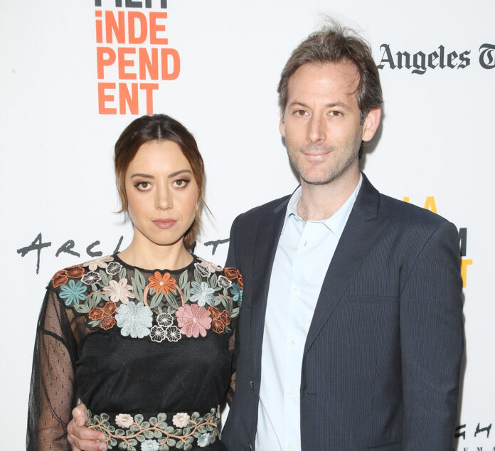 CULVER CITY, CA - JUNE 19: Aubrey Plaza and Jeff Baena arrive at the 2017 Los Angeles Film Festival - screening of 