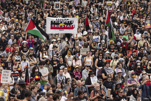 Australians mark the anniversary of British settlement with both celebrations and demonstrations.