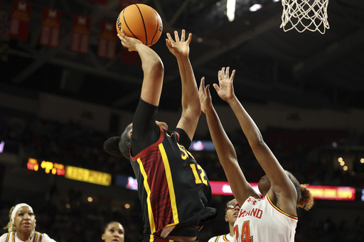 USC completes a triumphant sweep in Maryland during its inaugural major East Coast journey in the Big Ten.