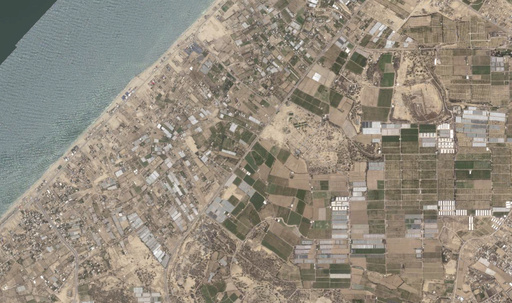 Satellite images illustrate the Gaza Strip’s transformation following the Israel-Hamas conflict