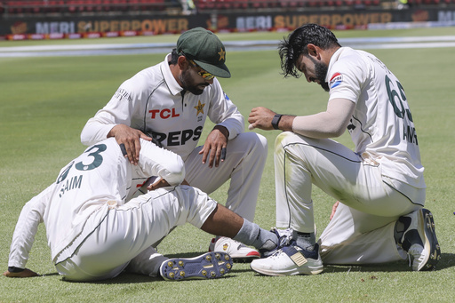 Saim Ayub’s fractured ankle sidelines Pakistan opener for a minimum of six weeks