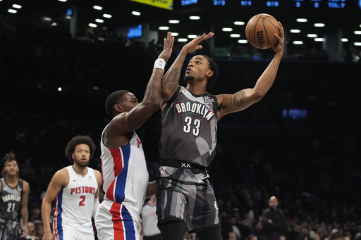 Malik Beasley nets 23 points as Pistons secure fifth consecutive victory, defeating Nets 113-98.