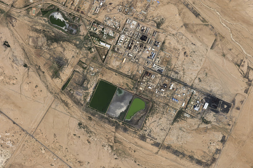 Satellite images reveal Sudan’s largest oil refinery engulfed in flames amid civil war conflicts.