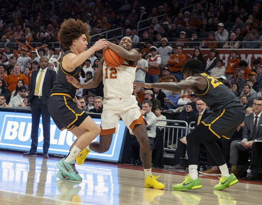 Kaluma nets 14 points as Texas secures first home SEC victory, 61-53 against No. 22 Missouri following a strong finish.