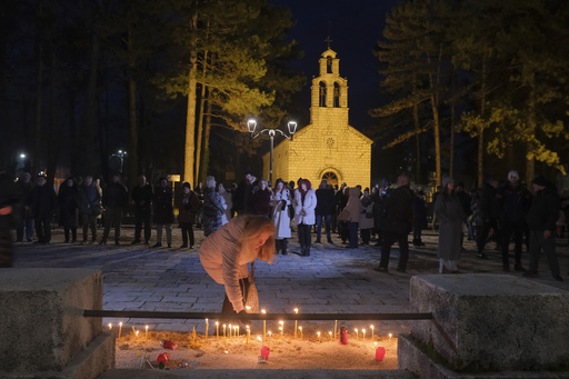 Montenegro sees thousands rallying for the removal of high-ranking security leaders following a mass shooting incident.