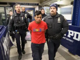 Sebastian Zapeta-Calil was arrested after three Brooklyn teenagers spotted him sleeping on a crowded F train. G.N.Miller/NYPost