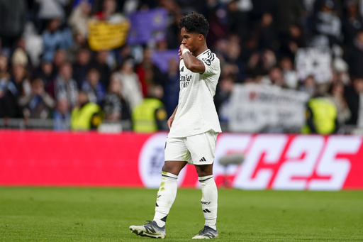 Endrick nets in added time to secure Madrid’s victory over Celta in the Copa. Defending champion Athletic falls to Osasuna.