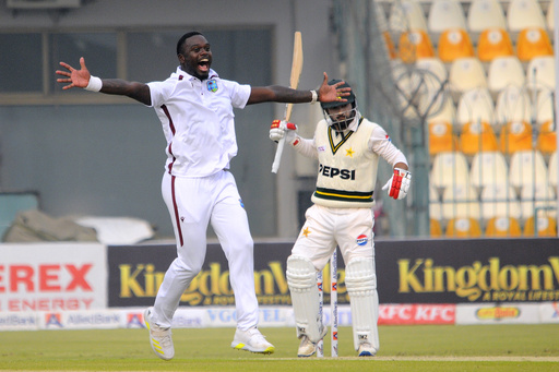 Shakeel and Rizwan lift Pakistan to 143-4 in opening Test match versus West Indies