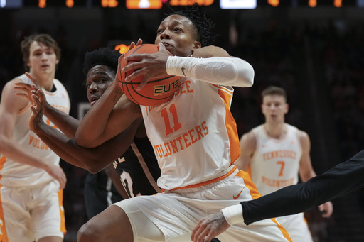 Chaz Lanier leads No. 6 Tennessee to a 68-56 victory over No. 14 Mississippi State with 23 points.