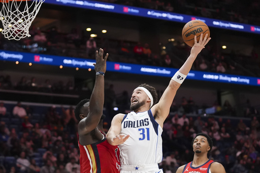 Washington guides the Mavericks to a narrow 137-136 win against the Pelicans