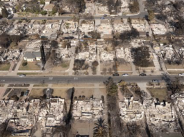 Total devastation in Pacific Palisades. Getty