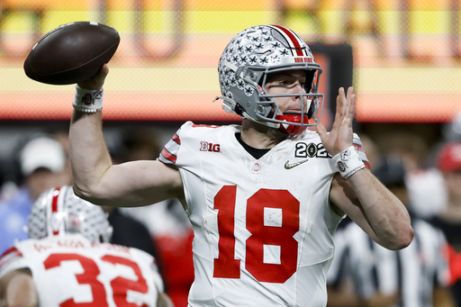 Ohio State’s quarterback Will Howard excelled during the national championship push, setting a record in the process.