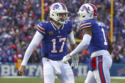 Lamar Jackson and Josh Allen set to clash for a spot in the AFC title matchup.