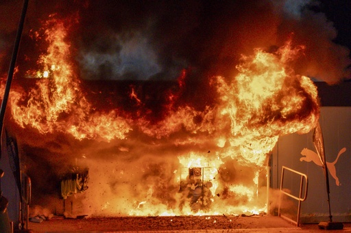 Blaze erupts at kiosk near Man City’s arena ahead of Champions League match