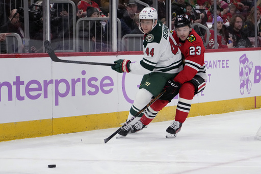 Jared Spurgeon nets a goal as the Wild secure a 4-2 victory over the Blackhawks