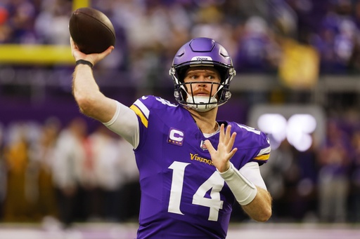 Vikings confront additional quarterback uncertainties as Darnold’s contract nears its end and McCarthy recovers from knee surgery.