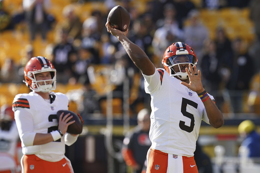 Bailey Zappe will begin as the starter for the Browns’ final game of the season, marking him as the team’s fourth quarterback this year and their 40th since 1999.