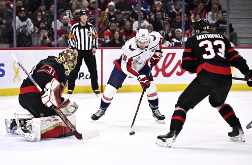 Ovechkin edges closer to Gretzky’s NHL goal record, scores in Capitals’ overtime defeat