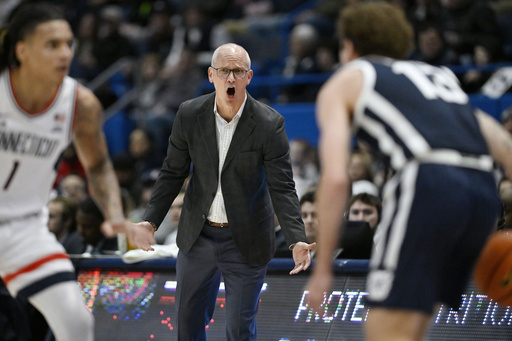 No. 19 UConn narrowly defeats Butler 80-78 in overtime, escaping a second straight home defeat.