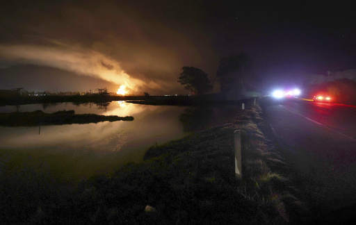 Fire breaks out at California battery facility amid surge in energy storage demand