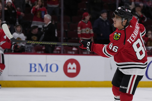 Teuvo Teravainen elevates his performance as the Chicago Blackhawks face ongoing difficulties.