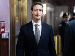 UNITED STATES - JANUARY 31: Mark Zuckerberg, CEO of Meta, arrives to testify before the Senate Judiciary Committee hearing titled "Big Tech and the Online Child Sexual Exploitation Crisis," in Dirksen building on Wednesday, January 31, 2024. (Tom Williams/CQ-Roll Call, Inc via Getty Images)