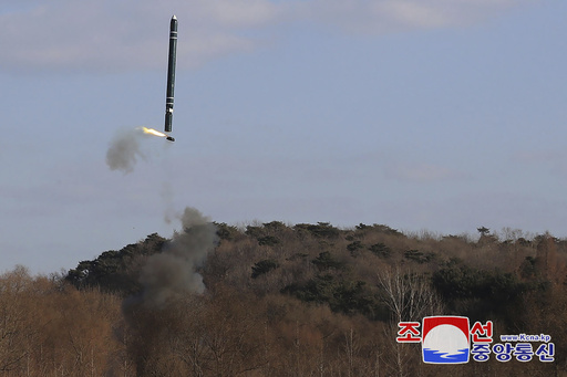 North Korea announces successful cruise missile system test and pledges strongest retaliation against the US.