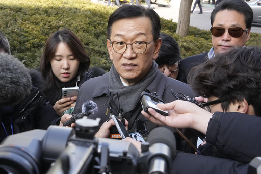 Impeached former South Korean leader reaches court to contest his arrest.